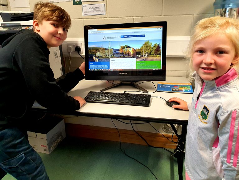 Silvermines NS students launch new school website